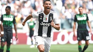 Cristiano Ronaldo pone fin a su sequía en Italia
