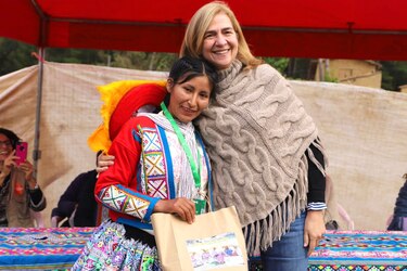 La infanta Cristina reaparece en Perú en un viaje de carácter solidario