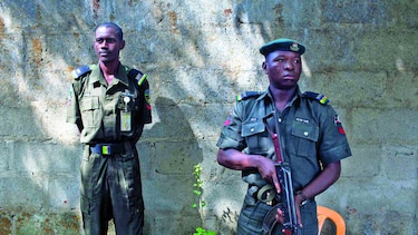 Tropas luchan contra el grupo Boko Haram