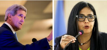 Canciller venezolana recibe llamada de secretario de Estado de EU