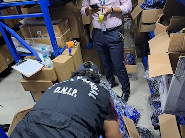 Decomisan 480 monedas ‘martinellis’ y mercancía valorada en 100 mil dólares en Alcalde Díaz