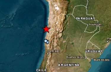 Sismo de magnitud 6.4 sacude el norte de Chile sin riesgo de tsunami
