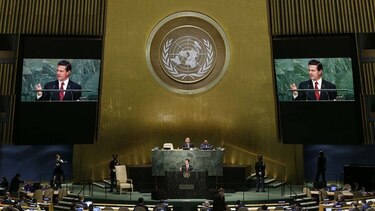 Enrique Peña Nieto advierte sobre gobiernos populistas y pide acción frente al cambio climático