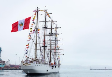 El buque escuela B.A.P. Unión llega a Panamá con la experiencia cultural ‘Casa Perú’