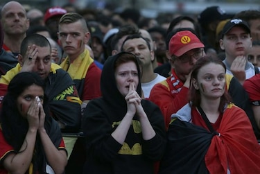 Tristeza en Bélgica tras despertar del sueño de la 'generación de oro'