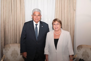 Panamá recibe a Michelle Bachelet en plena carrera por la Secretaría General de la ONU