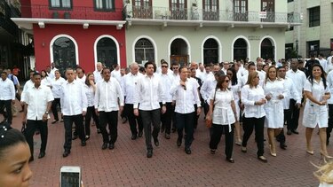 Presidente Cortizo asiste a su primera romería al cementerio Amador