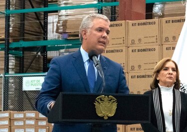 El presidente Iván Duque anuncia la detención de dos destacados dirigentes guerrilleros
