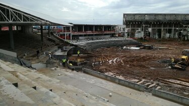 Trabajos en el estadio Juan Demóstenes Arosemena tienen un 48% de avance