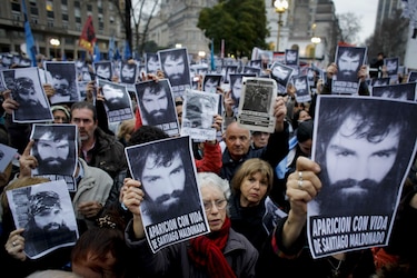 Argentina: cuerpo hallado en río sería del joven Santiago Maldonado