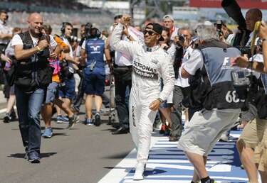 Hamilton largará primero en Silverstone