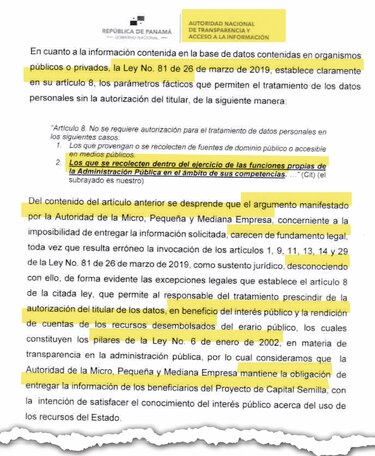 La transparencia debe primar sobre la protección de datos, aseguran juristas