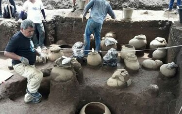 Hallazgo de piezas arqueológicas de mil 200 años en Nicaragua