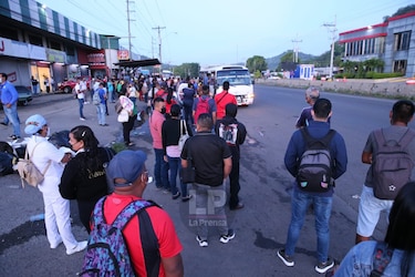 Usuarios de la provincia de Panamá Oeste, afectados por paro del transporte público