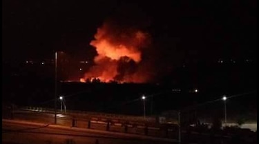 Varias explosiones golpean el aeropuerto militar de Damasco