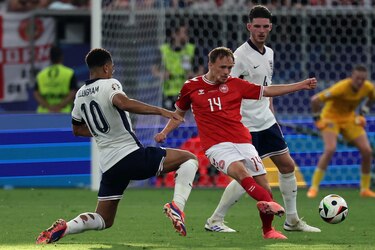 Inglaterra resiste la intensidad de Dinamarca en la Eurocopa