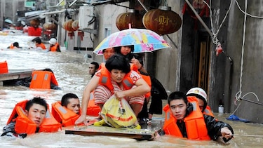 Tifón Megi deja un muerto en China y cuatro en Taiwán