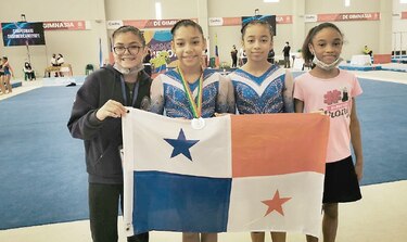 Gimnastas le regalan dos medallas a Panamá en Campeonato Sudamericano