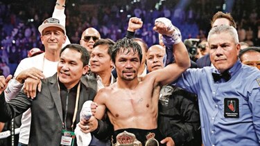 Pacquiao peleará el 20 de julio con Keith Thurman