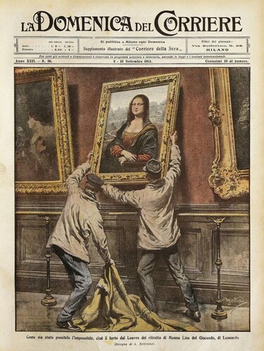 El increíble robo de la Mona Lisa en el Louvre hace más de un siglo