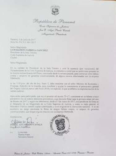 Ayú Prado se ausenta del pleno convocado para tratar los 'habeas corpus' de los casos de Odebrecht