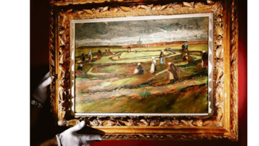 Un paisaje de Van Gogh será subastado
