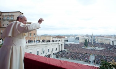 Papa recuerda que no existe la visión endulzada y de cuento de la Navidad