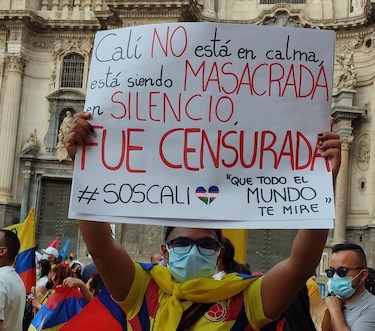 Al menos nueve indígenas heridos por disparos en medio de protesta en Cali