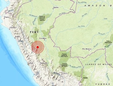 Sismo de 5.5 grados remece centro de Perú