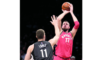 Los Raptors consiguen vencer a los Nets 103-95