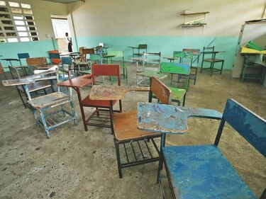Aulas escolares, entre parches