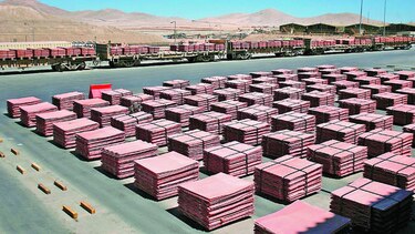 Cargo por refinación de cobre se reduce
