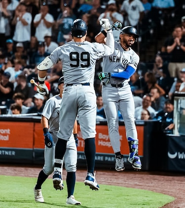 José ‘Chema’ Caballero saca dos jonrones y asegura que algo se le contagia de Aaron Judge y Giancarlo Stanton