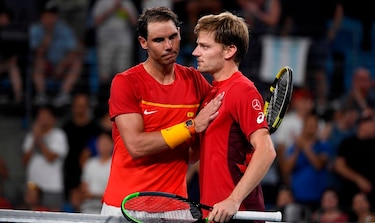 Rafael Nadal, número uno mundial, cae ante Goffin en la ATP Cup