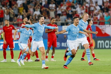 El Manchester City, campeón de la Supercopa en los penaltis