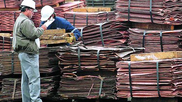 Cae utilidad de mina de cobre chilena