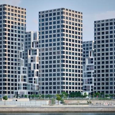 Edificios Pixel: torres colosales inspiradas en ‘partículas’ digitales