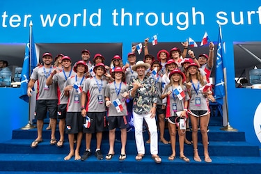 Panamá se destaca en el Mundial Jr. de Surf de El Salvador