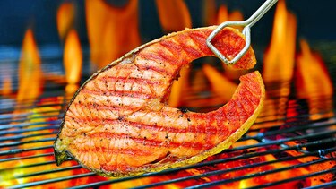 Salmón, degustación a la parrilla