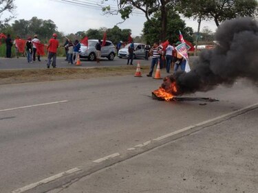 Suntracs protesta en Tocumen