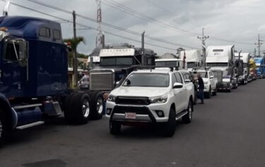 Cierre en el sector fronterizo panameño de Paso Canoas, entre los puntos críticos de las protestas en Costa Rica