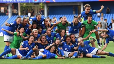 Italia supera a China y continúa su sueño en el Mundial femenino