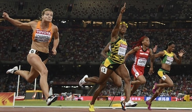 Fraser-Pryce imita a Bolt y confirma hegemonía jamaicana en 100 metros