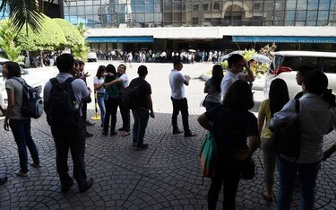 Tres temblores sacuden Filipinas