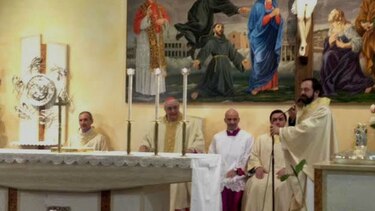Lacunza toma posesión como cardenal de la iglesia romana San José de Cupertino