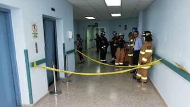 Se desprende elevador del hospital Rafael Estévez de Aguadulce