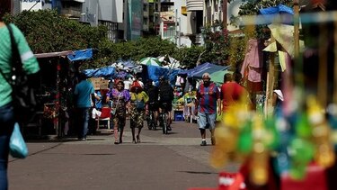 De compras en la Central