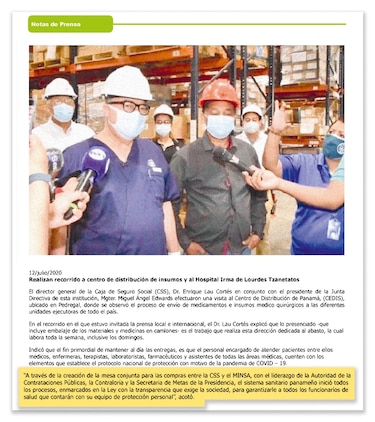 Aclaraciones a destiempo del Minsa y la Caja de Seguro Social 