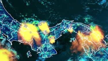Lluvias aisladas en el Caribe y el Pacífico con actividad eléctrica en horas de la tarde