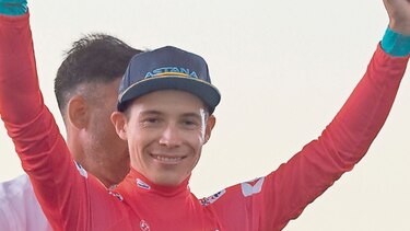 Astana gana la crono y López se viste de líder en España